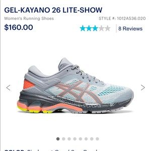Asics Gel kayano running shoes
